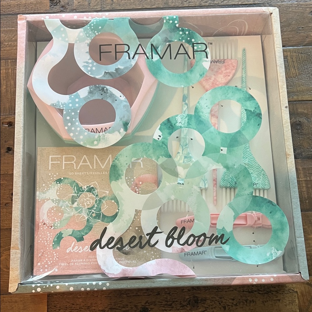 FRAMAR Desert Bloom Hair Coloring Set - Pink & Mint